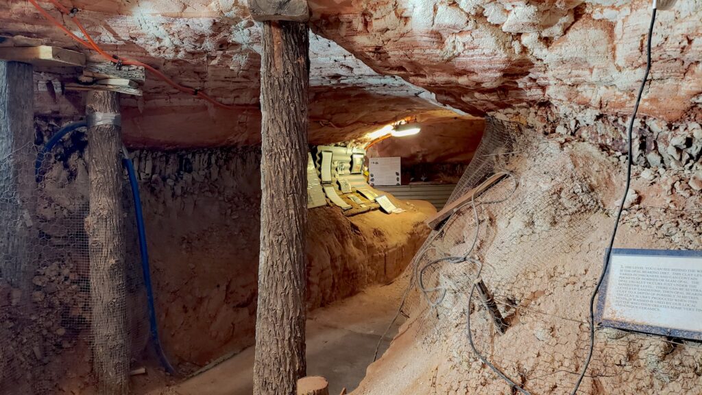 Walk In Mine, one of the mines you can go into in Lightning Ridge