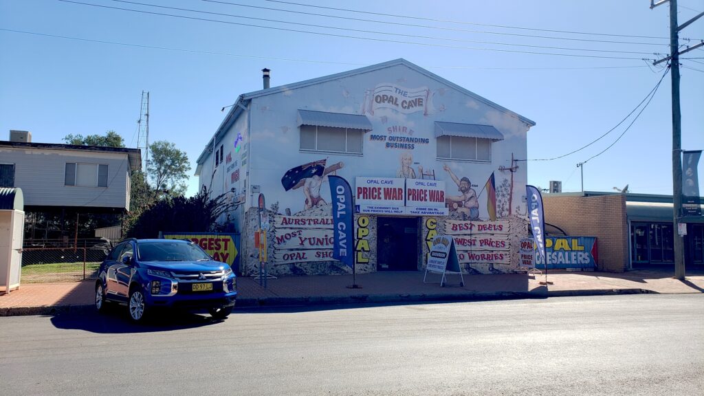 The Opal Cave, a great place to go opal shopping