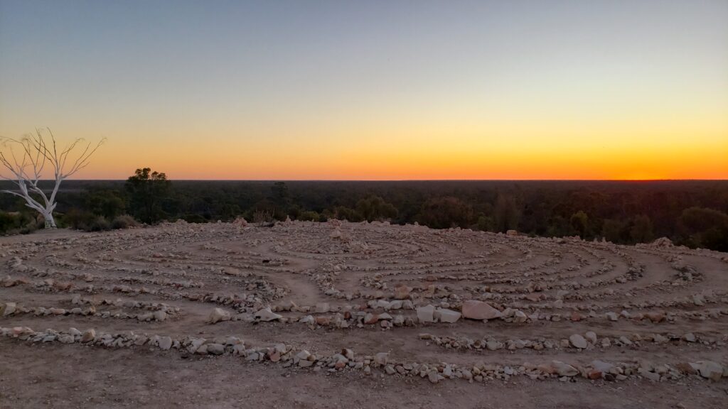 Sunset in Lightning Ridge