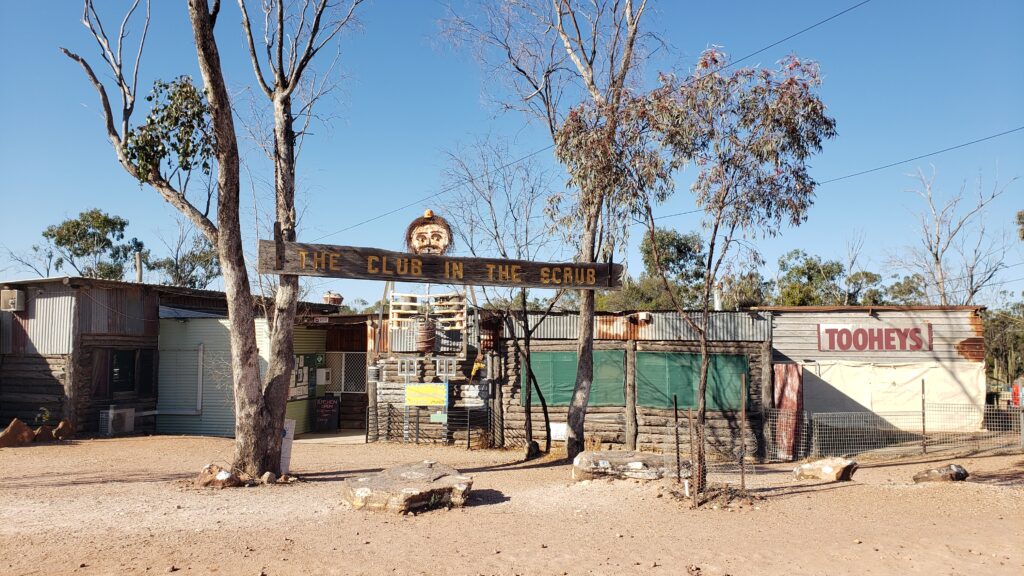 Pub in Grawin, part of the pub crawl from Lightning Ridge