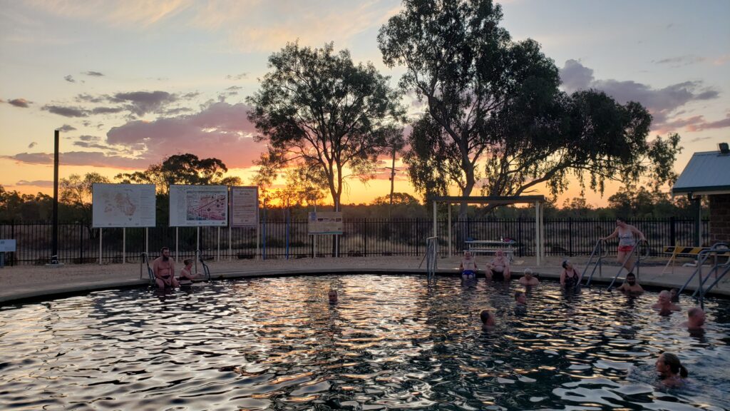 Bore baths in Lightning Ridge, one of best things to do