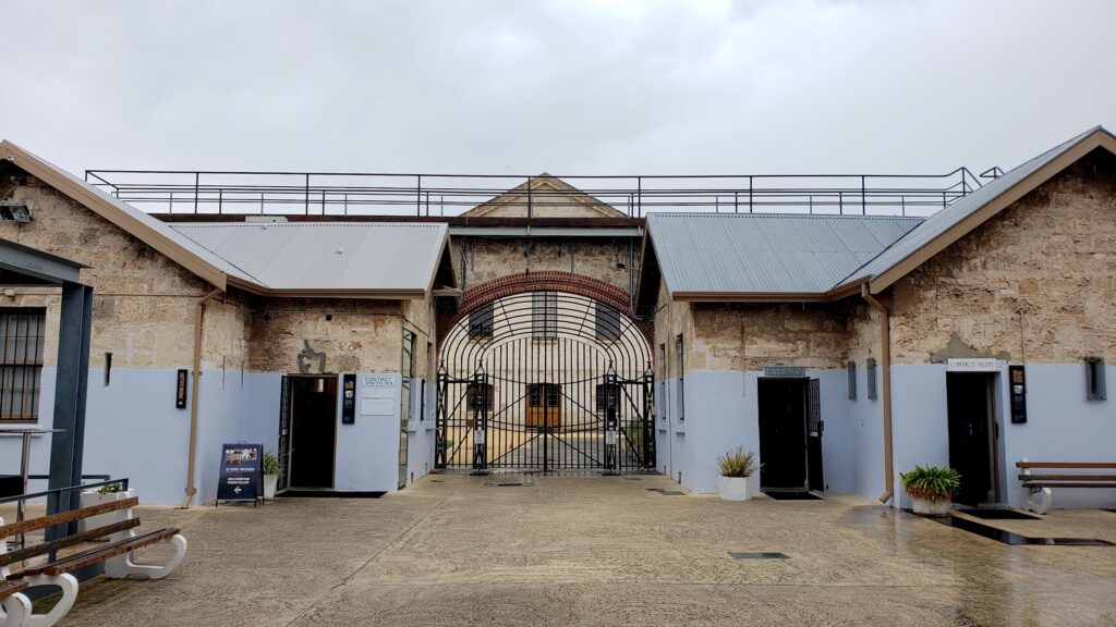 Fremantle Prison entrance, a must-do day trip from Perth