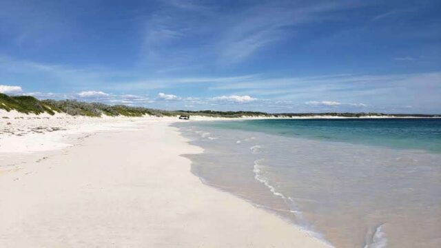 Western Australia white sand beach, the best in the world!