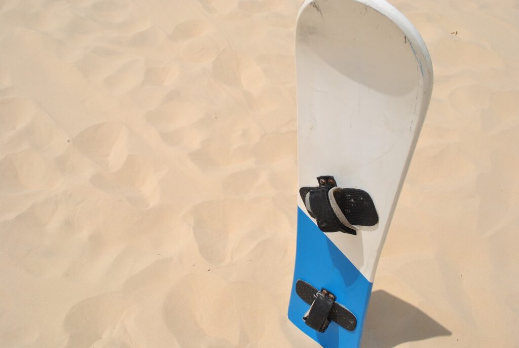 Sandboarding as a day trip to Port Stephens