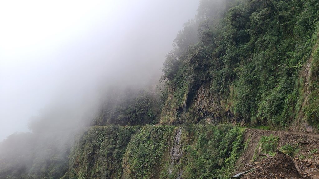 Death Road, near La Paz, Bolivia