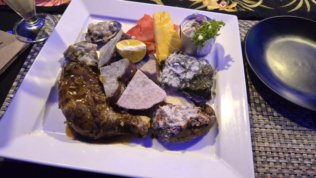 Lovo, a traditional authentic Fijian feast