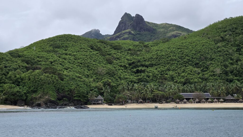 A resort in the Yasawa Islands