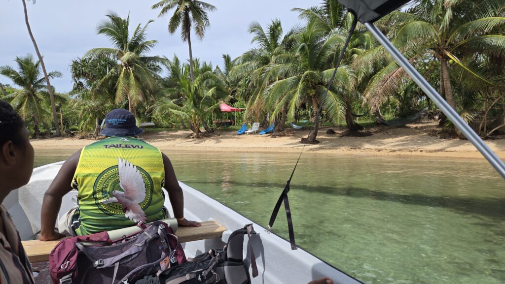 Arriving in Ravita Cove, one of the authentic, budget accommodation options in the Yasawa Islands